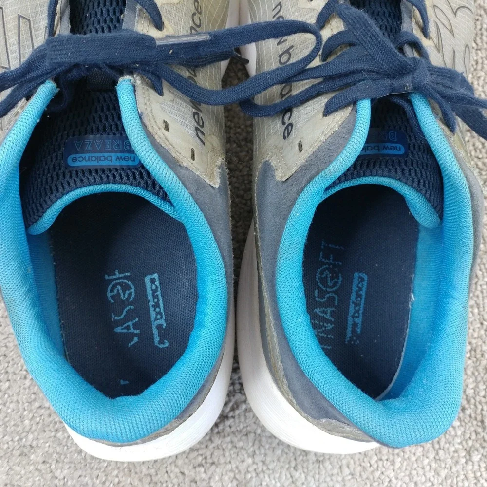 New Balance Dynasoft Breaza V1 Mens Size 13 Running Shoes Gray Blue MABRZACG